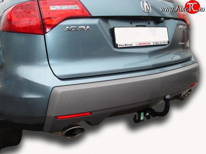 10 649 р. Фаркоп Лидер Плюс Acura MDX YD2 дорестайлинг (2006-2009) (Без электропакета)  с доставкой в г. Чебоксары