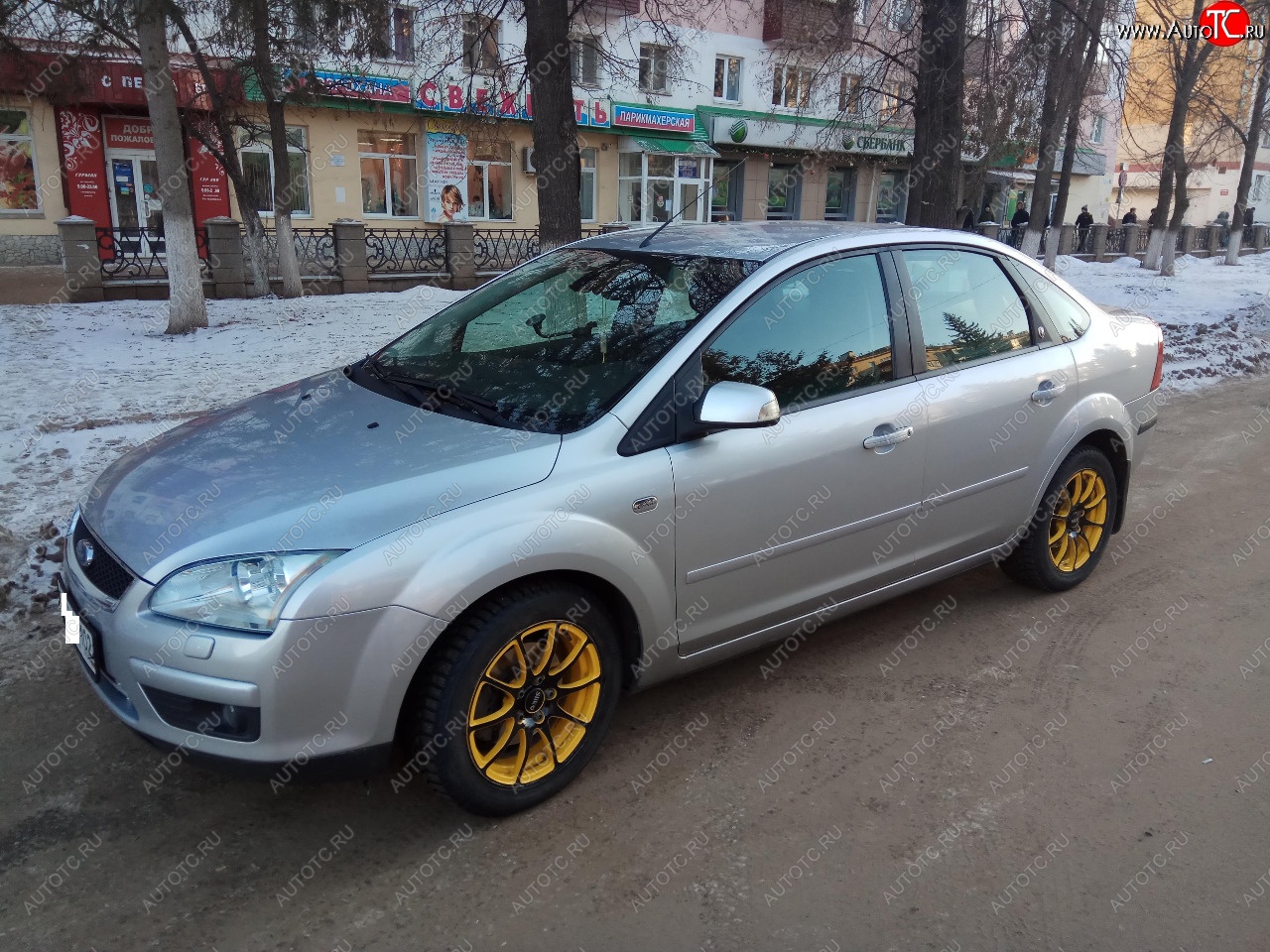 18 999 р. Кованый диск Slik classik R16x6.5 Желтый глянец с черной лицевой поверхностью (YEFBK) 6.5x16   (Цвет: YEFBK)  с доставкой в г. Чебоксары