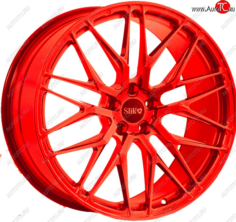 57 999 р. Кованый диск Slik PREMIUM L-918 9.0x19   (RAL 3026 ярко алый (3026))  с доставкой в г. Чебоксары