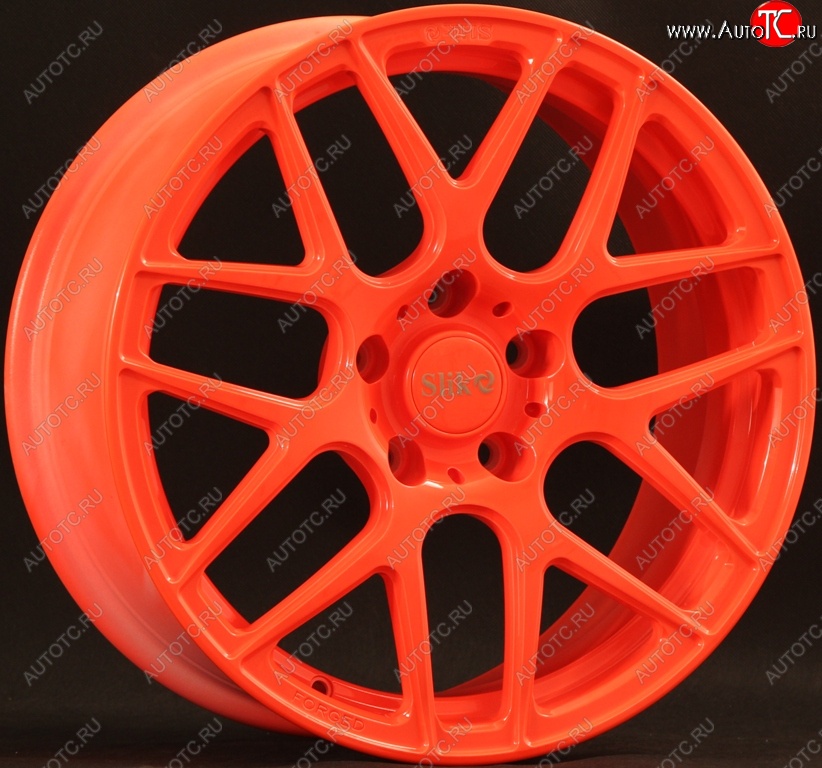 34 999 р. Кованый диск Slik premium R17x7.5 RAL 3026 ярко алый (3026) 7.5x17   (Цвет: 3026)  с доставкой в г. Чебоксары