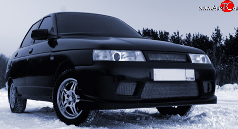 4 189 р. Передний бампер Снайпер Лада 2110 седан (1995-2007) (Неокрашенный)  с доставкой в г. Чебоксары