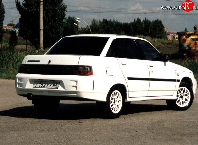 4 899 р. Задний бампер Titan Sport Лада 2110 седан (1995-2007) (Неокрашенный)  с доставкой в г. Чебоксары