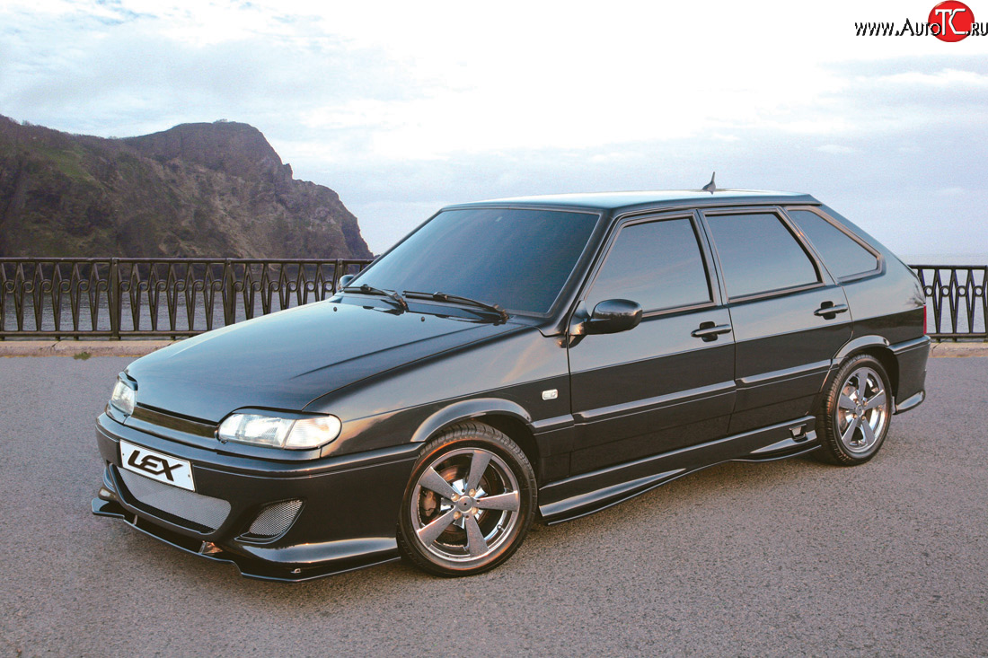 2 679 р. Накладка Lex-Line на передний бампер LEX Лада 2108 (1984-2003) (Неокрашенная)  с доставкой в г. Чебоксары