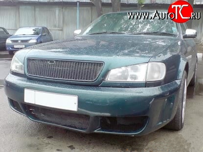8 899 р. Передний бампер Rieger Audi 100 С4 седан (1990-1995)  с доставкой в г. Чебоксары