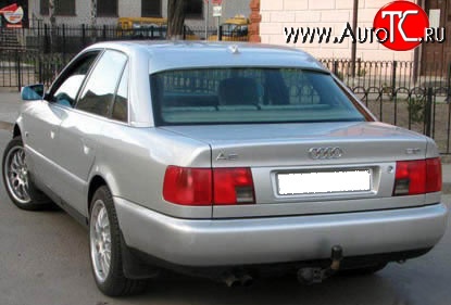 3 349 р. Козырёк STW Style на заднее лобовое стекло автомобиля Audi 100 С4 седан (1990-1995) (Неокрашенный)  с доставкой в г. Чебоксары