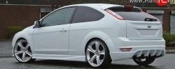 6 599 р. Пороги накладки Loder 1899 Ford Focus 2 хэтчбэк 3 дв. рестайлинг (2007-2011) (Неокрашенные)  с доставкой в г. Чебоксары. Увеличить фотографию 2
