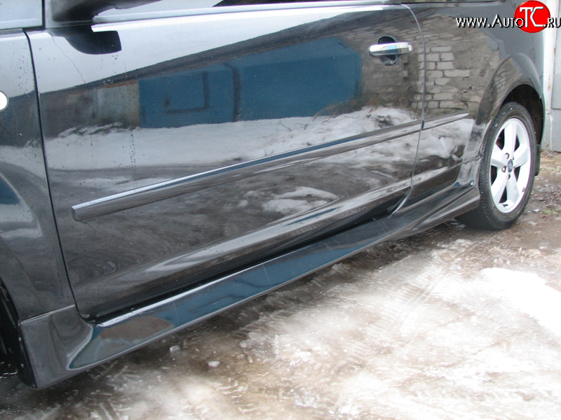 5 699 р. Пороги накладки Bomb-Style Ford Focus 2 хэтчбэк 3 дв. рестайлинг (2007-2011) (Неокрашенные)  с доставкой в г. Чебоксары
