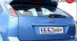 3 249 р. Спойлер ICC Ford Focus 2 хэтчбэк 3 дв. дорестайлинг (2004-2007)  с доставкой в г. Чебоксары. Увеличить фотографию 2