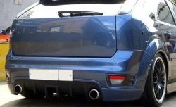 5 699 р. Накладка заднего бампера ST Sport Ford Focus 2 хэтчбэк 5 дв. дорестайлинг (2004-2008) (Неокрашенный)  с доставкой в г. Чебоксары. Увеличить фотографию 3
