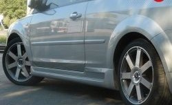 5 899 р. Пороги накладки MaxS Ford Focus 2 хэтчбэк 3 дв. рестайлинг (2007-2011) (Неокрашенные)  с доставкой в г. Чебоксары. Увеличить фотографию 2