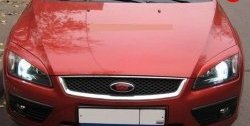 1 299 р. Реснички Sport-Style Ford Focus 2 универсал дорестайлинг (2004-2008) (Неокрашенные)  с доставкой в г. Чебоксары. Увеличить фотографию 2