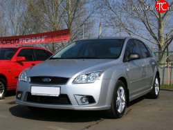 6 099 р. Передний бампер YTG Ford Focus 2 хэтчбэк 5 дв. дорестайлинг (2004-2008) (Неокрашенный)  с доставкой в г. Чебоксары. Увеличить фотографию 2