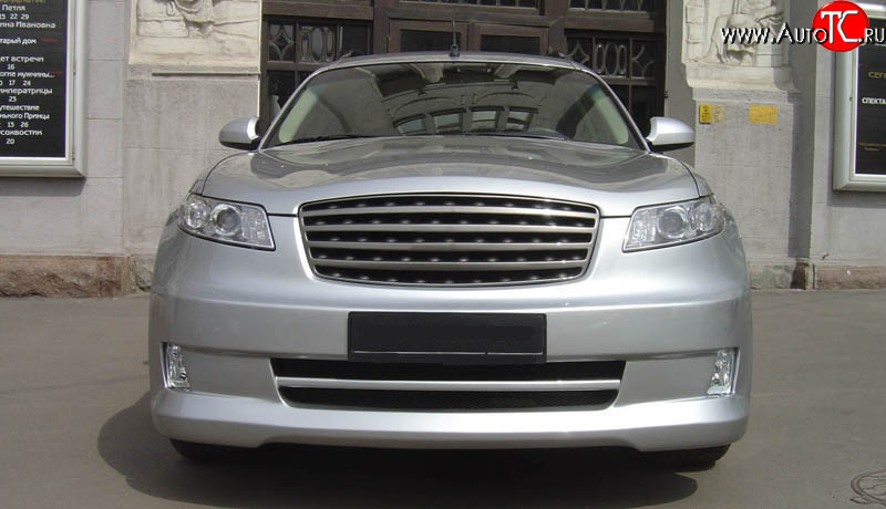 31 499 р. Передний бампер AERO INFINITI FX35 S50 дорестайлинг (2002-2005) (Неокрашенный)  с доставкой в г. Чебоксары