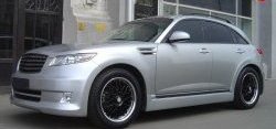 31 499 р. Передний бампер AERO INFINITI FX35 S50 дорестайлинг (2002-2005) (Неокрашенный)  с доставкой в г. Чебоксары. Увеличить фотографию 2