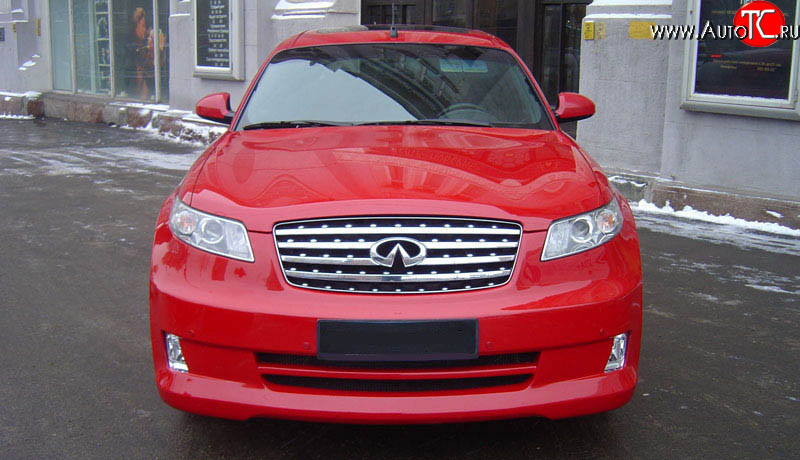 10 999 р. Радиаторная решётка AERO INFINITI FX35 S50 дорестайлинг (2002-2005) (Неокрашенная)  с доставкой в г. Чебоксары