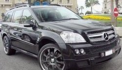 7 349 р. Вставки для модульной оптики ПТФ BRABUS Mercedes-Benz GL class X164 рестайлинг (2009-2012) (Без оптических модулей)  с доставкой в г. Чебоксары. Увеличить фотографию 2
