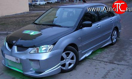 6 699 р. Передний бампер OS Mitsubishi Lancer 9 CS седан 1-ый рестайлинг (2003-2005)  с доставкой в г. Чебоксары