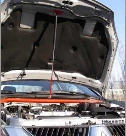 3 189 р. Растяжка передних стоек Evo Mitsubishi Lancer 9 CS седан 2-ой рестайлинг (2005-2009)  с доставкой в г. Чебоксары. Увеличить фотографию 3