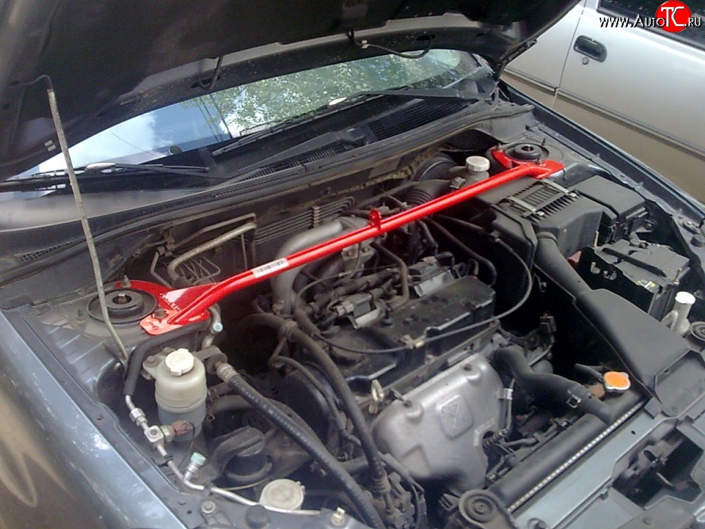 3 189 р. Растяжка передних стоек Evo Mitsubishi Lancer 9 CS седан 2-ой рестайлинг (2005-2009)  с доставкой в г. Чебоксары