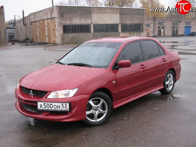 3 399 р. Пороги накладки Mitsubishi Lancer 9 CS седан 1-ый рестайлинг (2003-2005)  с доставкой в г. Чебоксары