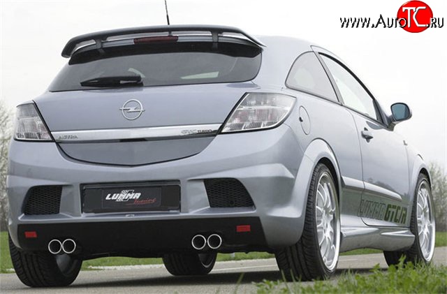 5 349 р. Задний бампер Lumma Opel Astra H GTC хэтчбек 3 дв. рестайлинг (2006-2011) (Неокрашенный)  с доставкой в г. Чебоксары