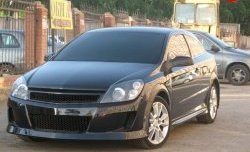 3 299 р. Решётка радиатора DM-Style Opel Astra H GTC хэтчбек 3 дв. рестайлинг (2006-2011) (Без сетки, Неокрашенная)  с доставкой в г. Чебоксары. Увеличить фотографию 2
