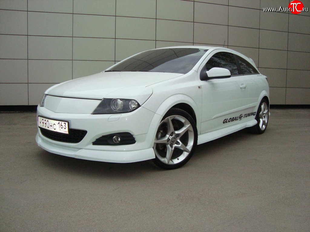 4 499 р. Глухая решётка радиатора Global Tuning  Opel Astra  H GTC (2004-2011) хэтчбек 3 дв. дорестайлинг, хэтчбек 3 дв. рестайлинг (Неокрашенная)  с доставкой в г. Чебоксары