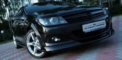 4 749 р. Накладка переднего бампера Global Tuning Opel Astra H GTC хэтчбек 3 дв. рестайлинг (2006-2011) (Неокрашенная)  с доставкой в г. Чебоксары. Увеличить фотографию 3