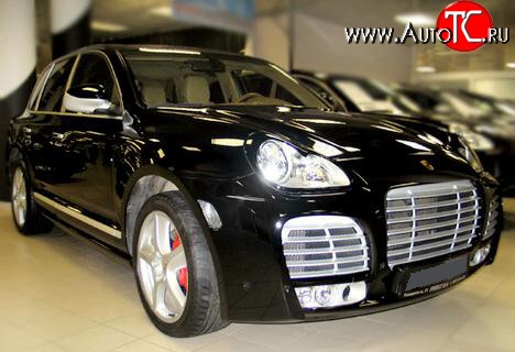 1 379 р. Реснички Magnum Style Porsche Cayenne 955 (2002-2006) (Неокрашенные)  с доставкой в г. Чебоксары