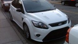 2 499 р. Комплект жабер на капот RS (глянец) Hyundai Santa Fe TM рестайлинг (2020-2022) (Неокрашенные)  с доставкой в г. Чебоксары. Увеличить фотографию 6