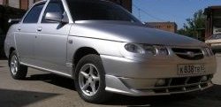 4 199 р. Накладка переднего бампера Кураж 5 Лада 2110 седан (1995-2007) (Неокрашенная)  с доставкой в г. Чебоксары. Увеличить фотографию 2