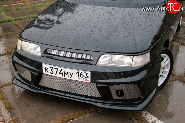 4 099 р. Передний бампер Драйв Лада 2110 седан (1995-2007) (Неокрашенный)  с доставкой в г. Чебоксары