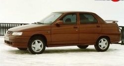 1 099 р. Накладка на передний бампер Кураж Лада 2110 седан (1995-2007) (Неокрашенная)  с доставкой в г. Чебоксары. Увеличить фотографию 5