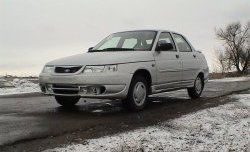 3 899 р. Передний бампер Spider Лада 2110 седан (1995-2007) (Неокрашенный)  с доставкой в г. Чебоксары. Увеличить фотографию 3