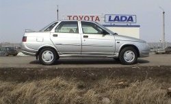 1 329 р. Пороги накладки Spider Лада 2110 седан (1995-2007) (Неокрашенные)  с доставкой в г. Чебоксары. Увеличить фотографию 3