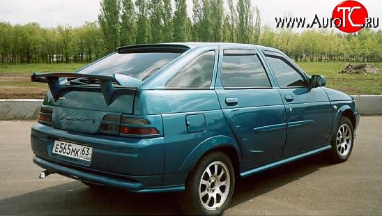 1 099 р. Нижний спойлер Кураж Suzuki SX4 GYA,GYB  рестайлинг, хэтчбэк (2010-2016) (Неокрашенный)  с доставкой в г. Чебоксары