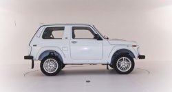 619 р. Комплект накладок центральной стойки НИВА-Эверест Лада нива 4х4 2121 (Legend) 3 дв. 2-ой рестайлинг (2021-2025) (Неокрашенные)  с доставкой в г. Чебоксары. Увеличить фотографию 2