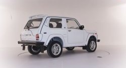 619 р. Комплект накладок задней стойки НИВА-Эверест Лада нива 4х4 2121 (Legend) 3 дв. 2-ой рестайлинг (2021-2025) (Неокрашенные)  с доставкой в г. Чебоксары. Увеличить фотографию 2