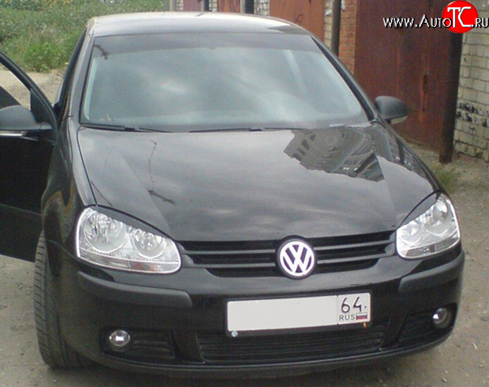 979 р. Реснички на фары М-версия Volkswagen Golf 5 универсал (2003-2009) (Неокрашенные)  с доставкой в г. Чебоксары
