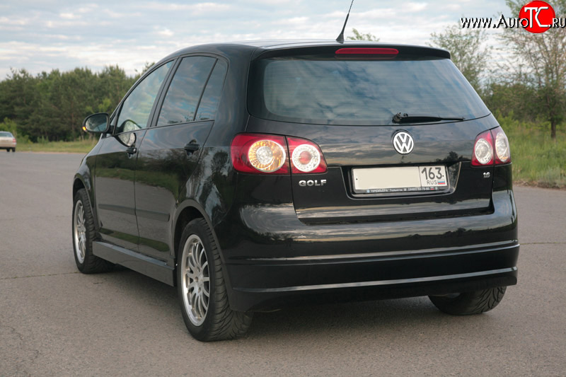 4 999 р. Накладка заднего бампера Снайпер  Volkswagen Golf Plus  5 (2004-2009) (Неокрашенная)  с доставкой в г. Чебоксары