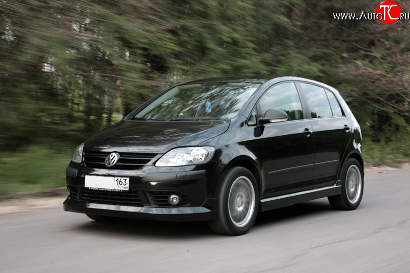 6 199 р. Накладка переднего бампера Снайпер  Volkswagen Golf Plus  5 (2004-2009) (Неокрашенная)  с доставкой в г. Чебоксары