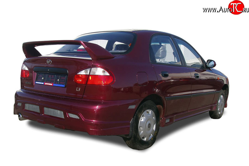 4 099 р. Задний бампер Sprint Daewoo Lanos T100 дорестайлинг, седан (1997-2002) (Неокрашенный)  с доставкой в г. Чебоксары