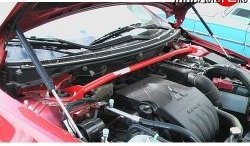 2 449 р. Упоры капота Sport Mitsubishi Lancer 10 CY седан дорестайлинг (2007-2010)  с доставкой в г. Чебоксары. Увеличить фотографию 4