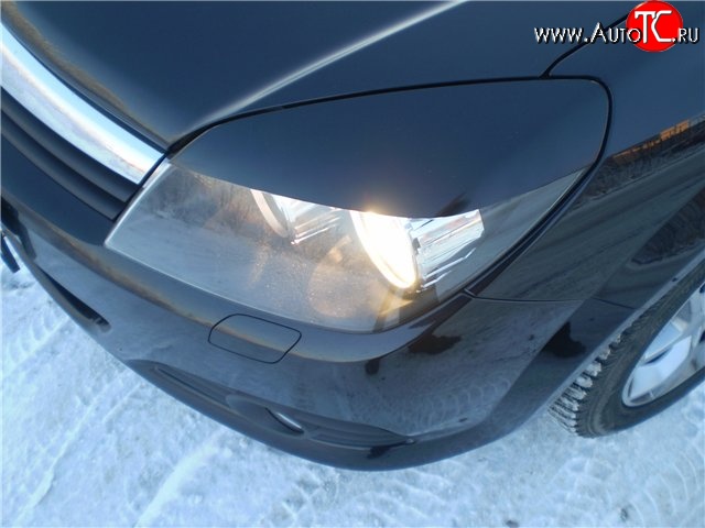 679 р. Реснички AGT Opel Astra H GTC хэтчбек 3 дв. рестайлинг (2006-2011) (Неокрашенные)  с доставкой в г. Чебоксары