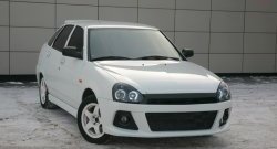 4 849 р. Передний бампер Снайпер WRC  Лада Приора ( 2170,  2171,  2172,  21728) (2007-2018) седан дорестайлинг, универсал дорестайлинг , хэтчбек дорестайлинг, купе дорестайлинг, купе рестайлинг, седан рестайлинг, универсал рестайлинг, хэтчбек рестайлин (Неокрашенный)  с доставкой в г. Чебоксары. Увеличить фотографию 3