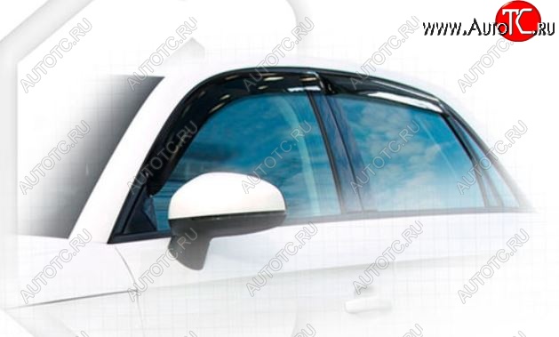 2 079 р. Дефлектора окон CA-Plastiс Audi A1 8XA хэтчбэк 5 дв. рестайлинг (2014-2018) (Classic полупрозрачный, Без хром.молдинга)  с доставкой в г. Чебоксары