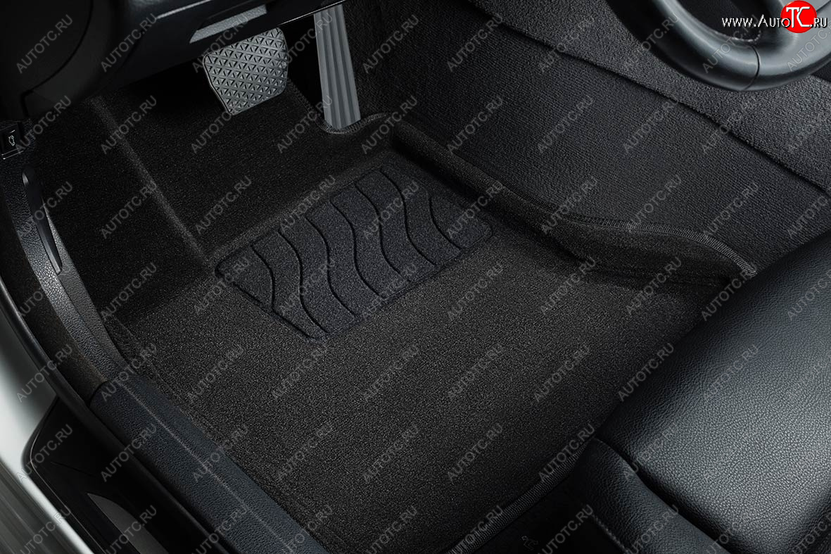 5 699 р. Коврики в салон SEINTEX 3D ВОРС (комплект) Audi A6 (C8) седан дорестайлинг (2018-2023) (Цвет: черный)  с доставкой в г. Чебоксары