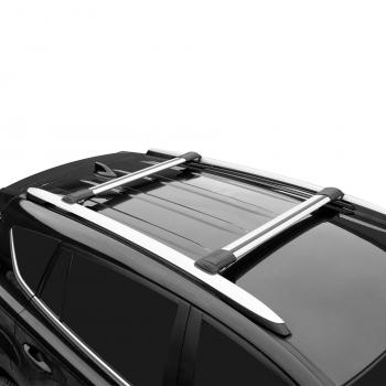 8 899 р. Багажник в сборе LUX Хантер L55  Audi A6 (C6,  (C8) универсал), A6 allroad quattro (C7), BMW X3 E83, CITROEN X3 (E83), Fiat Panda 2 169, Haval Panda (2 169), JAC S7, Mercedes-Benz S7, Mitsubishi Outlander (CW0W), Nissan Qashqai (2), Peugeot 4007, Porsche 4007, Renault Koleos (1), SSANGYONG Kyron, Suzuki Ignis, Volkswagen Ignis, Volvo V70 (аэро-трэвэл (98-108 см и 104-114 см), серый)  с доставкой в г. Чебоксары. Увеличить фотографию 3