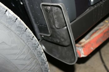 2 379 р. Брызговики Frosch (задние)  Audi A6  C6 (2004-2008) дорестайлинг, седан  с доставкой в г. Чебоксары. Увеличить фотографию 2