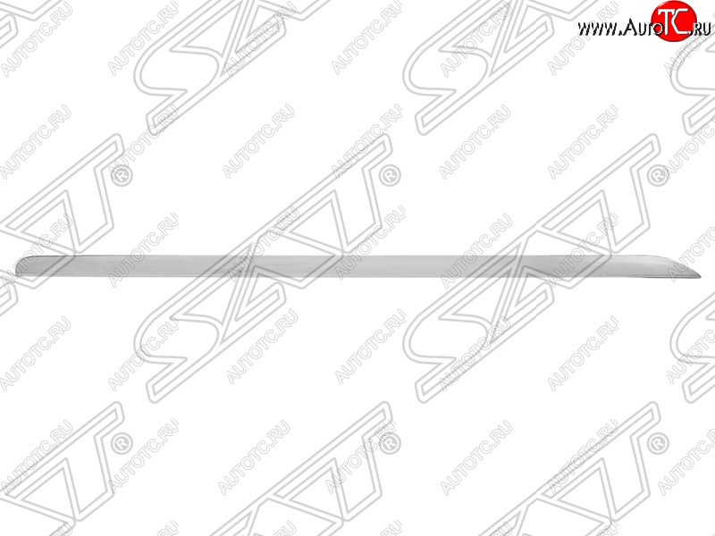 499 р. Левый молдинг на передний бампер SAT (хром)  Audi A6  C6 (2008-2010) рестайлинг, седан, рестайлинг, универсал  с доставкой в г. Чебоксары